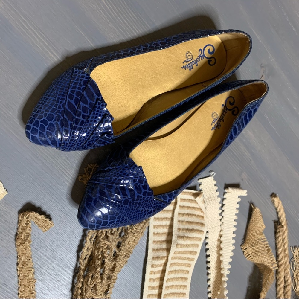 Seychelles Snake Skin Flats